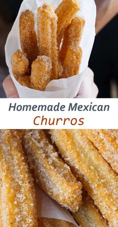 homemade mexican churros are the perfect appetizer