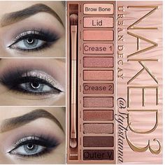 Makeup Tip, Beauty Make-up, Makijaż Smokey Eye, Trendy Makeup, Urban Decay Makeup, Eyeliner Tutorial, Eye Shadows, Kiss Makeup