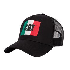 Our Mexico Flag Cap is made for those who embrace style and heritage. Key features include a center front print showcasing the iconic Mexican Flag Cat Logo Graphic, a sleek curved bill, and a convenient snap-back closure for a perfect fit. Mexican Flag, Mexican Flags, Mexico Flag, Cat Logo, Snap Back, Chunky Sneakers, Snap Backs, Boots Outfit, Logo Graphic