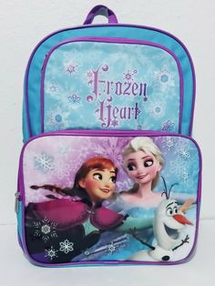 Frozen 2 Anna and Elsa Disney 16" School Disney. Girls Backpack Book Bag Travel Back To School Gift . Condition is New with tags. Shipped with USPS Priority Mail. Disney Blue Bags For End Of School Year, Back To School Backpack For Disney Fan Events, Character Style Backpack For Disney Fan Events, Disney Student Backpack, Disney Standard Backpack For End Of School Year, Disney School Bags In Rectangular Shape, Disney Style School Backpack, Disney Backpack For School, Disney School Backpack