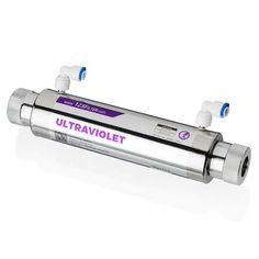 an ultra violet water filter is shown on a white background