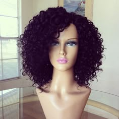 Curly Human Hair wig with invisible part by HungerPAINZ on Etsy, $55.00 Everyday Hair, Short Human Hair Wigs, Human Wigs, 100 Human Hair Wigs, Curly Human Hair Wig, Curly Lace Front Wigs, Curly Afro, Front Lace Wigs Human Hair, Human Hair Lace Wigs