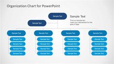 an organization chart for powerpoint is shown in this slide - by - slide diagram