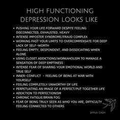 High Functioning, Mental Disorders, Healthy Mind