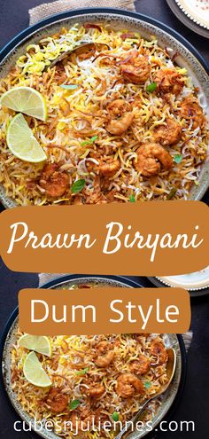 prawn biriyani dum style is an easy and delicious dish to make at home