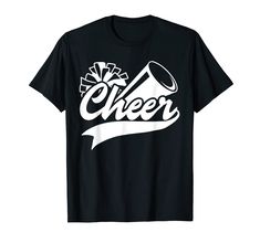 PRICES MAY VARY. Peace Love Cheer cheer with megaphone is a great for matching cheerleading tees for the squad, crew and school or for cheerleader mom, queen, girl, squad, sister who loves megaphones and bows, bow, cheer coach, cheer quotes. Click my brand name for FULL set. Great for cheerleaders Game for Day, Mother's Day, Christmas, Thanksgiving, Birthday. Peace love cheer, cheerleading, cheerleader, cheer mom, eat sleep and cheer repeat, livin' on that cheer like its your life. Lightweight, White T-shirt With Text Print For Cheerleading, Fundraising Poster, Cheerleader Gifts, Queen Girl, Cheerleading Mom, Cheer Coach, Cheerleading Gifts, Cheer Coaches, Colors Matching