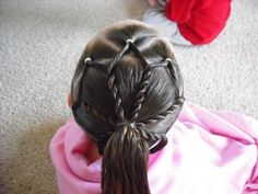 Hairstyles For Girls - Hair Styles - Braiding - Princess Hairstyles Gymnastics Hairstyles, Gymnastics Meet, Competition Hair, Gymnastics Hair, Braided Bun Hairstyles, Twist Hair