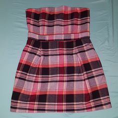 Make Offers! Never Worn. Non-Stretch Fabric. May Fit Like A Size 12 Depending On Bust Size. Can Be Dressed Up Or Down! Perfect For Fall, Winter And Even Spring Outfits. Casual Pink Sleeveless Plaid Dress, Red Fitted Plaid Casual Dress, Casual Fitted Red Plaid Dress, Casual Red Fitted Plaid Dress, Plaid Lined Mini Length Dress, Lined Plaid Mini Dress, Plaid Lined Mini Dress, Plaid Mini Dress With Lining, Casual Plaid Mini Dress With Lining