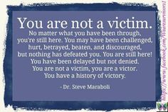 a quote from dr steve maraboj about victiming