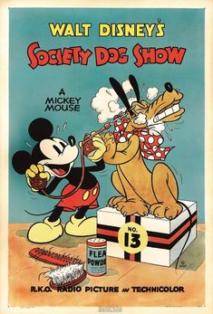 an advertisement for walt's mickey mouse show