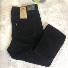 311 Levi’s Shaping Skinny Corduroy Pants Levi's Straight Leg Corduroy Jeans, Black Corduroy Straight Leg Jeans, Black Corduroy Straight Leg Bottoms, Black Casual Corduroy Jeans, Black Corduroy Casual Jeans, Casual Black Corduroy Jeans, Pants Color, Levi's Jeans, Corduroy Pants