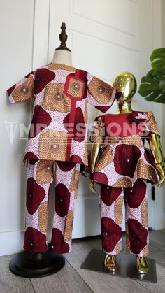 Outfit  comes in different and variety of colors and prints. kindly choose the size of the bigger kid when placing your order.  please send a message to indicate  the smaller  kid's size. Additional details on the size will be very helpful thank you. Ankara Style For Kids Girls Outfit, Children's Style Ankara, Infant Ankara Dress, Children Ankara Style Girl, Children's Clothes Ankara, Kids Frock, Native Wears, Outfit Matching, Baby Frock