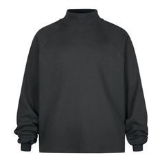 44462021345516|44462021378284|44462021411052 Oversized Funnel Neck Top For Loungewear, Fall Raglan Sleeve T-shirt For Streetwear, Raglan Sleeve Tops For Streetwear In Relaxed Fit, Relaxed Fit Raglan Sleeve Tops For Streetwear, Raglan Sleeve Tops For Streetwear With Relaxed Fit, Oversized Sporty Raglan Sleeve Tops, Casual Oversized Sweatshirt With High Neck, Casual Oversized High Neck Sweatshirt, Casual High Neck Oversized Sweatshirt