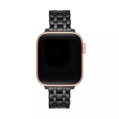 Kate Spade New York Black Stainless Steel Scallop 38/40mm Bracelet Band For Apple Watch : Target Trendy Black Stainless Steel Watch Bands, Trendy Black Bracelet Strap Apple Watch Band, Trendy Black Apple Watch Band With Bracelet Strap, Trendy Black Stainless Steel Watch Accessories, Trendy Adjustable Black Watch Bands, Trendy Black Adjustable Watch Bands, Black Stainless Steel, Kate Spade New York, Apple Watch