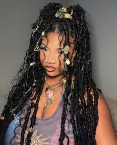 Goddess Braids Hairstyles, Faux Locs Hairstyles, Box Braids Hairstyles For Black Women, Cute Box Braids Hairstyles, Protective Hairstyles Braids, Pretty Braided Hairstyles, Hot Hair Styles, Locs Hairstyles, Goddess Braids