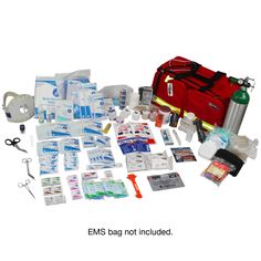 Kemp USA Medical Supply Pack G Forcible Entry, Water Rescue, Wildland Firefighter, Helmet Light