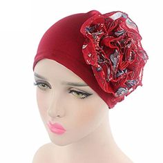 Chemo Scarves, Scarf Turban, Beanie Scarf, Women Church Suits, Women Church, Church Suits, Chiffon Flower, Women Flower