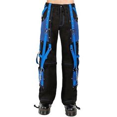 MEN'S BLACK ELECTRO BONDAGE RAVE GOTHIC CYBER CHAIN JEANS PUNK ROCK TRIP  PANT  | eBay Black And Blue Outfit Men, Rainbow Dash Cosplay, Blue Outfit Men, Cybergoth Fashion, Outfit Drawing, Cosplay Idea