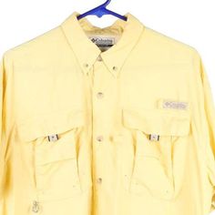 Description:Vintage yellow Columbia short sleeve shirt, fits small.GENDER: mens CONDITION: very good.STYLE: short sleeve shirtERA: 1990sCOLOUR: yellowFABRIC: cotton Good Style, Shirt Fits, Vintage Yellow, Short Sleeve Shirt, Columbia, Sleeve Shirt, Yellow