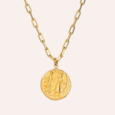 “Trust your love enough to overcome any challenge” The Ram Siya coin necklace has an ancient coin charm design inspired by a very rare coin minted in the 16 century by Moghul Emperor Akhbar. He was the most successful Moghul Emperor who’d embraced a new philosophy of oneness Din - il- llahi , as described in Persian, and was deeply interested in other faiths. In coinage Akhbar introduced purity of gold and silver. This particular coin design features Hindu Deities Ram and Siya . Sita holds a lot Ram Siya, The Ram, Ancient Coin, Coin Design, Hindu Deities, Ancient Coins, Rare Coins, Coin Necklace, 22k Gold