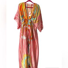 This Dress Is Beautiful! Size: Large (Can Stretch To An X-Large And Possibly A Smaller 1x) Material: 100% Light Weight With Low Cut Chest Area Brand New, Never Worn The Price Is Beyond Worth It Great For A Vacation And Beautiful Photos Chic Pink Maxi Dress For Beach Cover-up, Chic Pink Kaftan For Beach Cover-up, Pink V-neck Kaftan For Summer, Pink Summer Beach Cover-up Dress, Summer Pink Beach Cover-up Dress, Pink Summer Dress For Beach Cover-up, Pink Summer Dress For The Beach, Pink Summer Dress For Beach, Pink Summer Maxi Dress For Beach