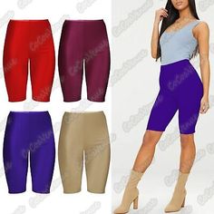 Top Seller for Ladies Nylon Plain Cycling Shorts Stretchy Lycra Shiny Gym Yoga Dance Shorts, Womens Clothing Dance Shorts, Yoga Dance, Running Short, Casual Evening, Shorts Womens, Gym Yoga, Cycling Shorts, Short Leggings, Top Seller