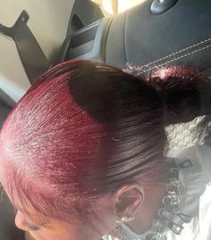 Deep Burgundy Hair Color, Adore Hair Dye, Burgundy Hair Dye, Hair Color Burgundy, Natural Afro Hairstyles, Cute Box Braids Hairstyles