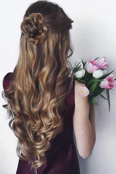 pinterest || @topazz22 ♡ Luxy Hair, Graduation Hairstyles, Best Wedding Hairstyles, Prom Hairstyles For Long Hair, Wedding Hair Down, Wedding Hairstyles For Long Hair, Formal Hairstyles, Homecoming Hairstyles