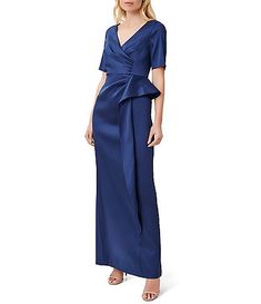 Mother of the Bride Dresses & Gowns | Dillard's Elegant Spring V-neck Dress For Gala, Elegant V-neck Dress For Spring Gala, Elegant Blue V-neck Dress For Evening, Dinner Evening Dress With Fitted Bodice And V-neck, Elegant V-neck Dress With Fitted Bodice, Modern V-neck Cocktail Dress, Luxury V-neck Evening Dress For Formal Occasions, Luxury V-neck Formal Evening Dress, Luxury V-neck Evening Dress