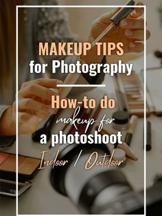 Best Makeup For Black And White Photos, Makeup For Boudiour, Easy Photoshoot Makeup, Makeup Ideas For Pictures, Photography Makeup Tips, Make Up For Photo Shoot Ideas, Make Up For Outdoor Photoshoot, Makeup Tips For Professional Photos, How To Do Your Makeup For Photos