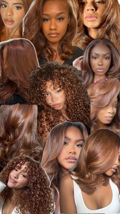 Fall Hair Colors Brown, Pelo Color Cobre, Brown Cinnamon Hair, Brown Copper Hair, Hair Colors Brown, Brown Cinnamon Hair Color, Cinnamon Hair Color, Cinnamon Hair Colors, Hair Color For Dark Skin