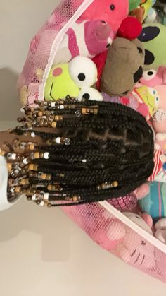 Braids For Black Hair With Beads, Bead Hairstyle Natural Hair, Singles With Natural Hair, Braids And Beads Natural Hair, Braids With Natural Hair And Beads, Plaits On Natural Hair With Beads, Beaded Braids Natural Hair, Natural Braids With Beads Hairstyles, Natural Hair Plaits With Beads