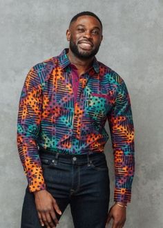 Modern African Clothing, Worship Team, African Print Clothing, African Inspired Clothing, African Clothing For Men, Shirt Pocket, African Inspired Fashion, African Men Fashion, Ankara Fabric