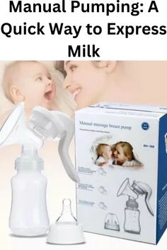 an instruction manual on how to use the manual for pumping a quick way to express milk