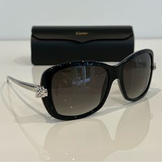 Condition: New Without Tags. I Need To Confirm If I Can Find The Slim Box And Papers. Case Included. Luxury Cartier Sunglasses With Tinted Lenses, Classic Cartier Sunglasses For Formal Occasions, Formal Cartier Sunglasses With Gradient Lenses, Modern Cartier Sunglasses For Formal Occasions, Designer Formal Sunglasses With Gradient Lenses, Designer Sunglasses With Gradient Lenses For Formal Wear, Designer Sunglasses With Gradient Lenses For Formal Occasions, Designer Sunglasses With Tinted Lenses For Formal Occasions, Elegant Sunglasses With Gradient Lenses