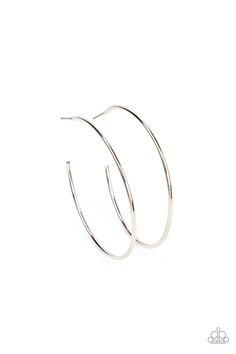 Paparazzi Can I Get a HOOP HOOP - Silver - Bella Bling by Natalie Silver Hoop Earrings For Spring, Silver Metal Hoop Earrings For Spring, Spring Silver Metal Hoop Earrings, Modern Spring Hoop Jewelry, Squirrel Jewelry, Silver Bling, Paparazzi Accessories, Paparazzi Jewelry, Inspired Fashion