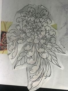 the paper has been cut out to look like flowers