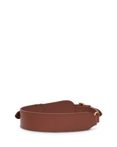 the small belt bag in brown leather