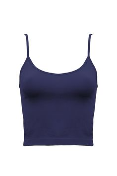 Description If you're a fan of our regular length camisole, then you will love this crop version. It's perfect for day wear or evening wear, can be layered with tops, worn alone, or act as a basic foundation for sheer tops and blouses. It's crafted from the softest of materials so you'll love how it feels against your skin. - Cropped cami- Sccop neck- Spaghetti straps- ImportedSize + Fit- One Size Fits Most- Length: 11"- Bust: 25" Fabric 92% Nylon, 8% Spandex Style Number S125CR Cami Crop Top, Cute Everyday Outfits, Preppy Outfits, Dream Clothes, Cropped Top, A Fan, Cute Tops, Evening Wear, Everyday Outfits