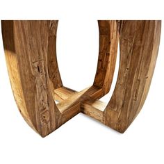 a wooden table that is made out of wood