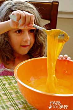 Halloween Gak ~ Make your own GAK using just a few common household items- SO FUN! Fall Sensory, Reggio Classroom, Diy Slime Recipe, Sensory Ideas, Fun Pumpkins, Playdough Recipe, Pipe Cleaners, Googly Eyes, Pumpkin Cream