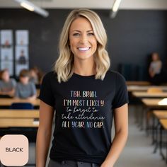 This trendy Teen Slang Teacher Shirt is the perfect way to show off your fun and youthful spirit while still maintaining your professionalism. With a stylish design and comfortable fit, this shirt is great for casual Fridays or a day of hanging out with your students. Stay cool and on-trend with this must-have piece for any teacher looking to connect with their students in a whole new way. SHIPS WITHIN 1-3 DAYS Shop with Confidence! We are a 5-Star Rated Shop! 🤝 Satisfaction Guaranteed: We stan Back To School Funny Text Short Sleeve T-shirt, Teen Slang, Back To School T-shirt With Text Print For Teaching, Teacher First Day Of School, Teacher Team Shirts, First Day Of School Shirt, Teacher Team, Casual Fridays, Casual Friday