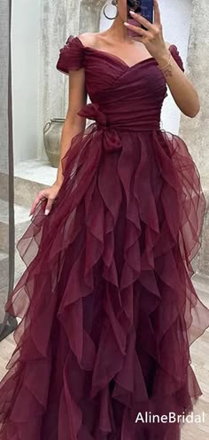 Elegant V-neck Off-Shoulder A-line Long Prom Dress,Evening Dress,PD37787 1. Material:tulle,pognee.2. Color: it can be in custom color, please contact us and tell us dress number, then we will send you more colors to choose.3, Size: can do both standard size and custom size. If you need do custom sized dresses, please send us following measurements or leave a note when place an order.bust______ cm/inchwaist______cm/inchhip:_______cm/inchdress length:_______cm/inchshoulder to shoulder :_______cm/inch (measured from back of shoulder)shoulder to bust :_______cm/inch (measured from middle shoulder to nipple)shoulder to waist :_______cm/inch (measured from middle of shoulder to natural waist)shoulder to floor with shoes on :_______cm/inch (length from middle of shoulder over nipple to floor with Evening Maxi Dress, Tulle Sleeves, Evening Dresses With Sleeves, Dress Sleeve Styles, Formal Evening Dress, Off Shoulder Fashion, Custom Size Dresses, Dresses For Wedding, Style Party