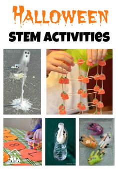 Top 10 Halloween STEM Activities - Crafty Kids at Home Halloween Stem Challenge, Halloween Stem Activities, Pumpkin Lessons, Spooky Science, Challenge Calendar, Activities For Elementary Students, Halloween Stem, Holiday Science, Halloween Science