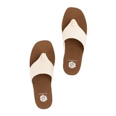 The CARILY thong sandal is new wedge shape in our popular hybrid sandal collection. It features a lightweight cork wedge with our Signature Yellow Box EVA footbed for the feel of a flip flop. The upper features a timeless wide vamp thong in an elegant tumble grain material. Toe: square Heel Height: 2.75 inches Platform Height: 1.25 inches Materials: faux leather Insole: Signature Yellow Box EVA Outsole: rubber Tan Wedges, Consumer Products, Wedge Sandal, Thong Sandals, Cork Wedge, Flip Flop, Wedge Sandals, Cork, Flip Flops