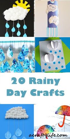 20 rainy day crafts for kids to make