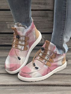 Upgrade your shoe game with our Cozy Chic Winter Print Fluffy Casual Shoes. Designed specifically for plus size individuals Fluffy Shoes, Chic Plus Size, Plus Size Winter, Printed Flats, Winter Print, Rounded Toe Boots, Boots Women Fashion, Toe Boots, Cozy Chic