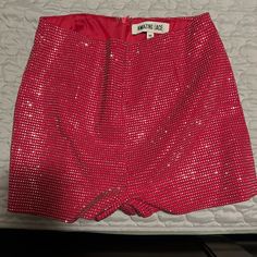 Amazing Lace Sparkle Shorts. Zip Back. Like New Never Worn. Sparkle Shorts, Amazing Lace, Lace Shorts, Like New, Sparkle, Womens Shorts, Lace, Pink, Women Shopping