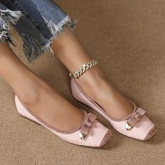 Category:Slip-Ons,Flats; Upper Materials:PU; Embellishment:Bowknot; Season:Fall,Summer,Spring; Heel Type:Flat Heel; Gender:Women's; Toe Shape:Square Toe; Style:Fashion,Comfort,Casual,Elegant; Heel Height(inch):1-2; Outsole Materials:Rubber; Occasion:Daily; Closure Type:Loafer; Listing Date:11/21/2023; Production mode:Self-produce; 2024 Trends:Plus Size,Comfort Shoes; Size chart date source:Provided by Supplier. Women's Slip Ons, Loafers Online, Winter Ankle Boots, Patent Shoes, Soft Shoes, Patent Leather Shoes, Comfort Shoes, Women's Flats, Fashion Mode