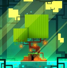 Fez Game Art, Video Game Style Art, Fez Game, Game Background Art, Vector Game, Arte 8 Bits